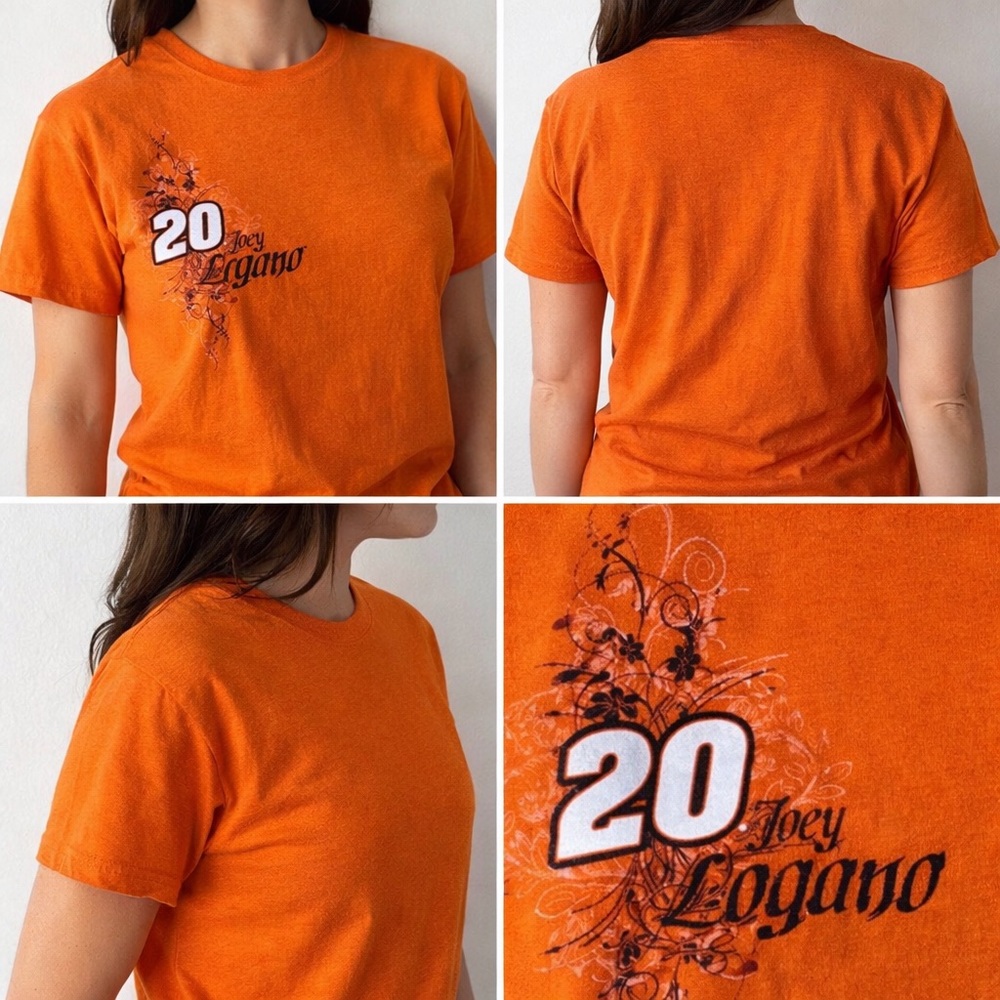 Joey Logano #20 Womens Graphic‎ T Shirt Nascar